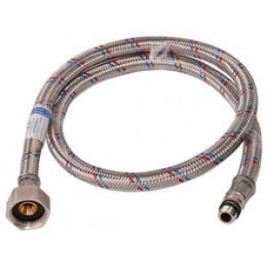 Hose for mixer FIL-NOX (Анго) М10 120 cm in stainless opletke