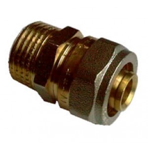 Coupling for metal-plastic pipes 20 - 1/2"N