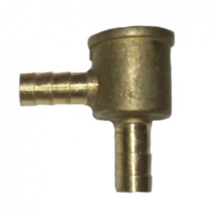 Shtutser-tee 1/2 "B x10x10 brass reinforced