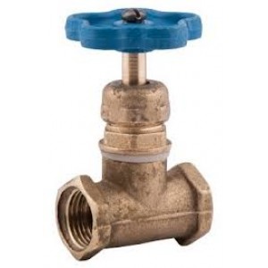 Вентиль латунный 1 1/4  с накидной гайкой LEXLINE