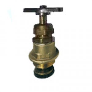 Brass faucet box valve DU 20 with union nut