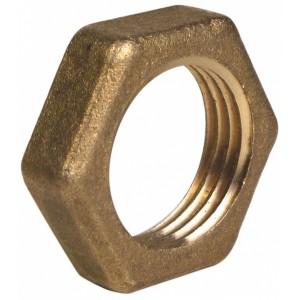 Locknut 1/2" 9 mm brass