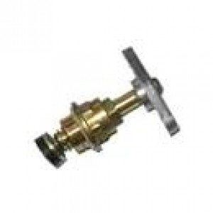 Brass faucet box valve DU 15 with handwheel