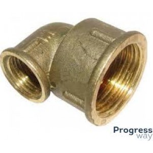 Уголок латунный 1/2"Вх3/4"В