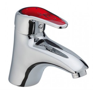 Washbasin faucet CRON MAGIC 001 RED