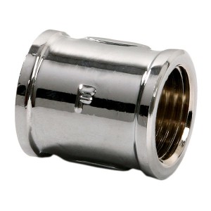 Coupling 1/2" chrome plated