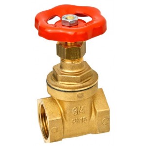  Gate valve 3/4 wedge brass SK