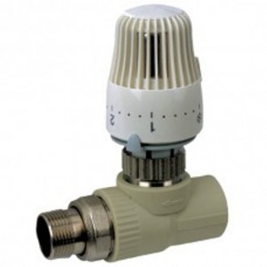 Kran thermostatic with thermal head 25x3/4 straight PPR KOER