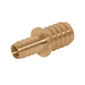 Shtutser connective brass  ф 4 х 6 mm for hose reinforced