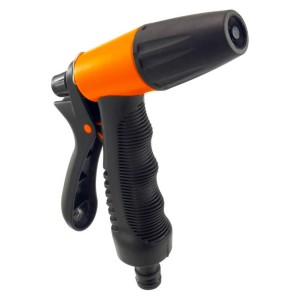 Watering gun with connector adjustment