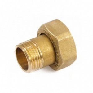 Perekhodnik brass adapter 1/2 N x 1/2 V  with union nut